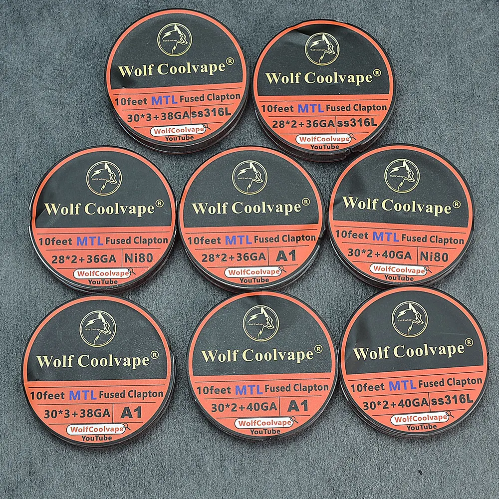 Accessories For Vaping - wolfcoolvape MTL Fused Clapton 10 Feet