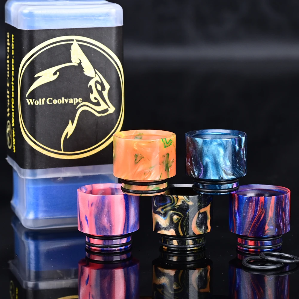 Drip Tip Resin - Wolfcoolvape 5PCS 810 Resin Drip Tips