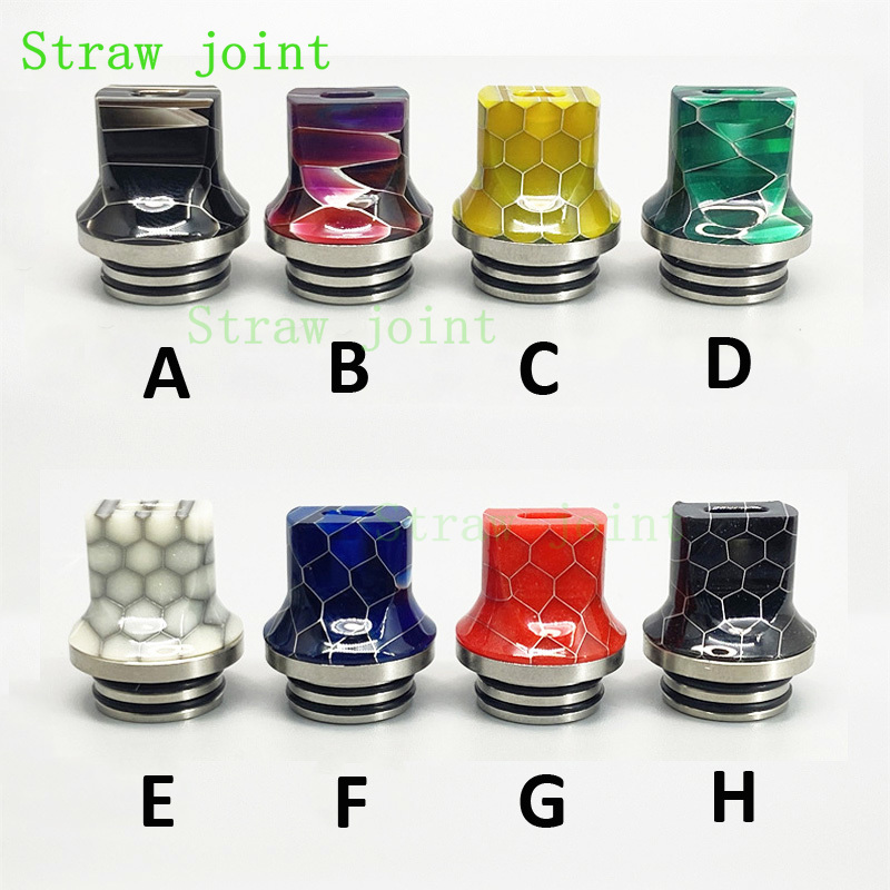 1pc 810 Flat Mouth Stainless S - Drip Tip Resin 리뷰 및 가격