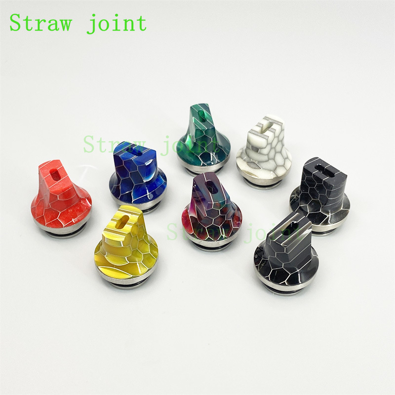 1pc 810 Flat Mouth Stainless S - Drip Tip Resin 리뷰 및 가격