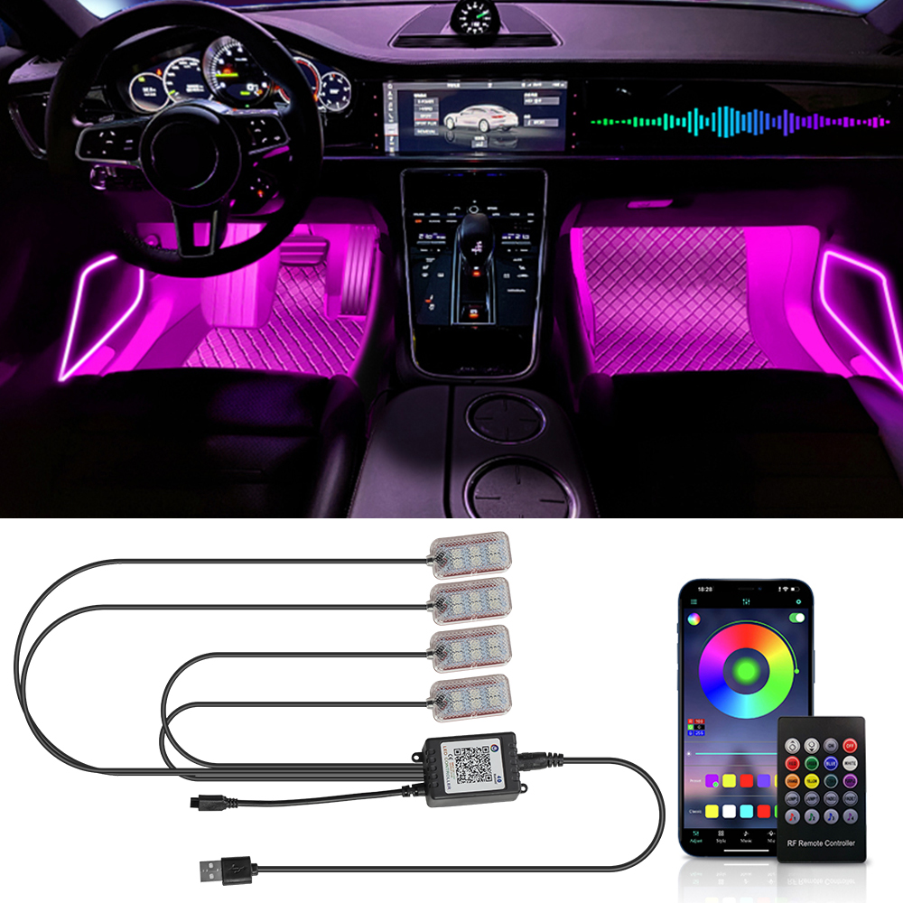 Car Led Foot Ambient With USB  - Vape Decoration 리뷰 및 가격