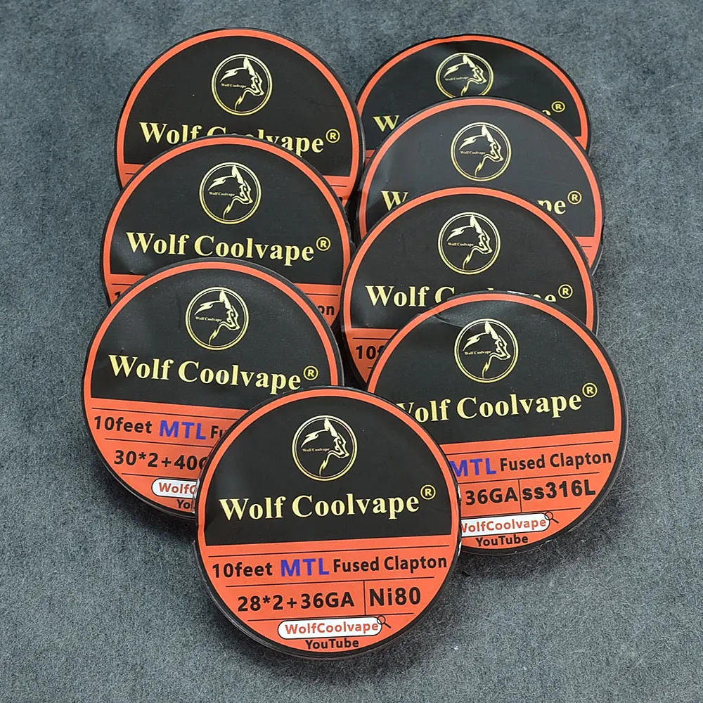 wolfcoolvape MTL Fused Clapton - Accessories For Vaping 리뷰 및 가격