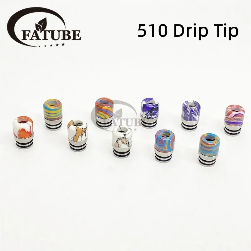 1PC/10PCS 510 Stainless Steel  - Drip Tip Resin 리뷰 및 가격