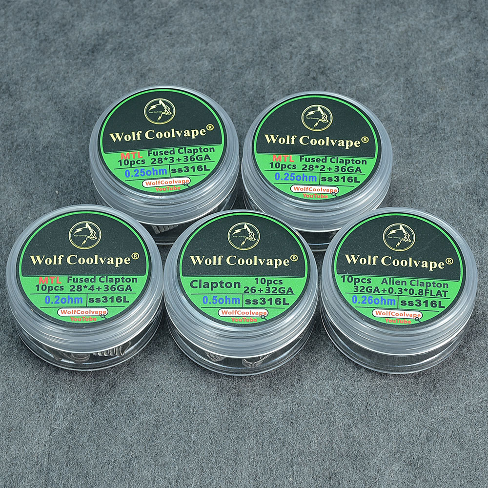 10pcs NI80/SS316L/A1 mtl Alien - Accessories For Vaping 리뷰 및 가격