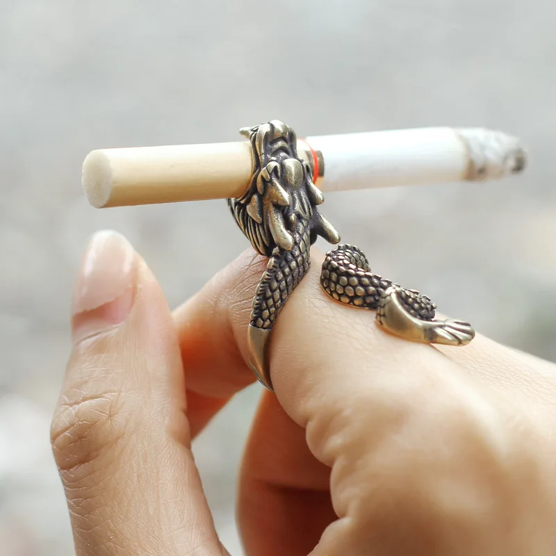 Retro Dragon Cigarette Holder  - Vape Ring 리뷰 및 가격