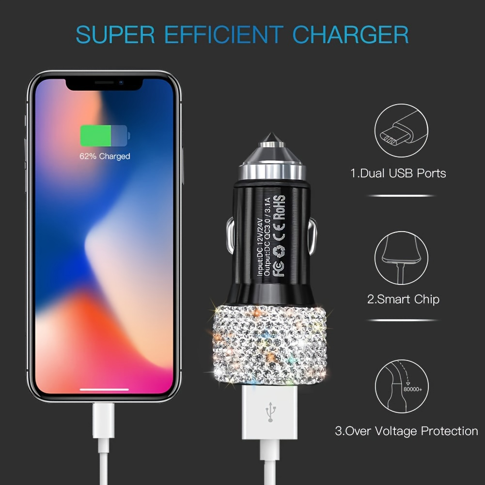 Car Bling USB Styling Diamond  - Vape Decoration 리뷰 및 가격