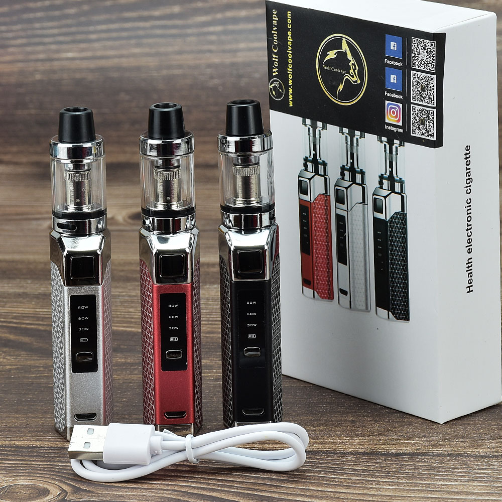 80W Vape mod Starter Kit Box M - Accessories For Vaping 리뷰 및 가격