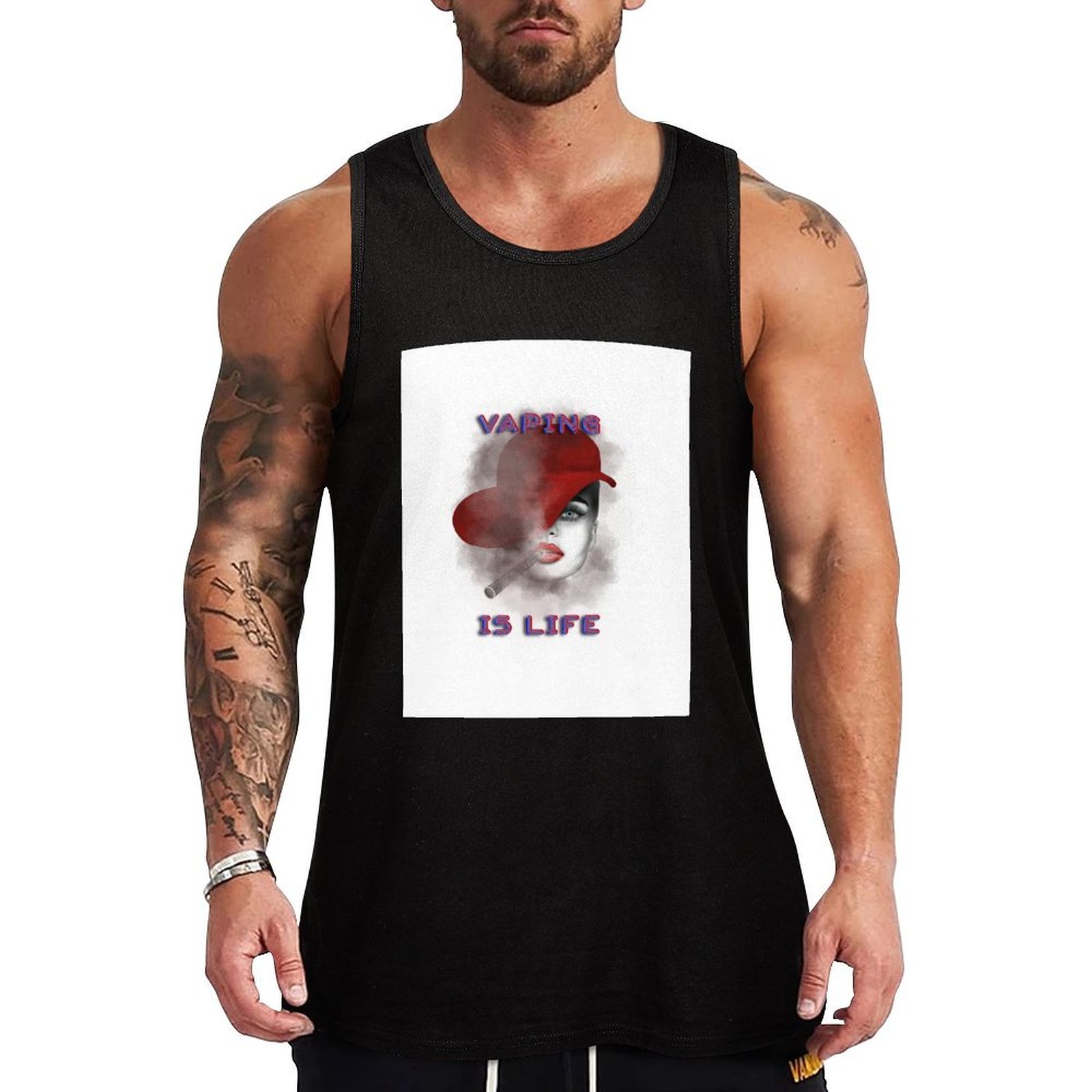 Vaping is life Tank Top Sweat  - Quick Vape 리뷰 및 가격