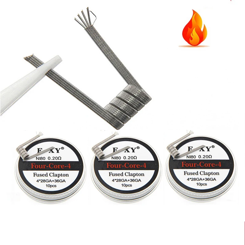 10pcs/box Ni80 Prebuilt Coil F - Coil Building Kit 리뷰 및 가격